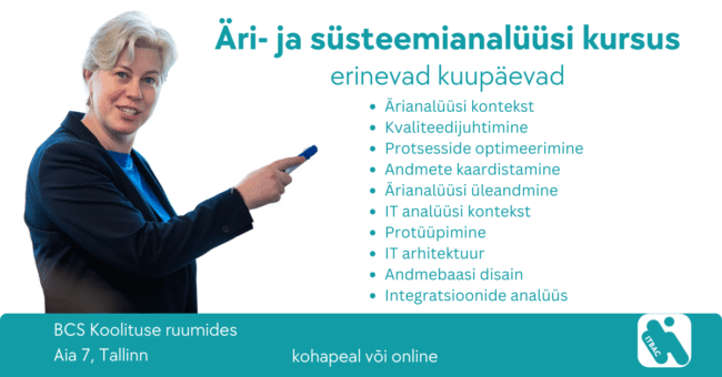 Äri- ja süsteemianalüüsi kursus (erinevad kuupäevad)