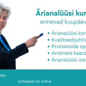 Ärianalüüsi kursus, tooteomaniku koolitus